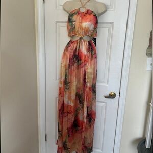 Beautiful floral maxi dress